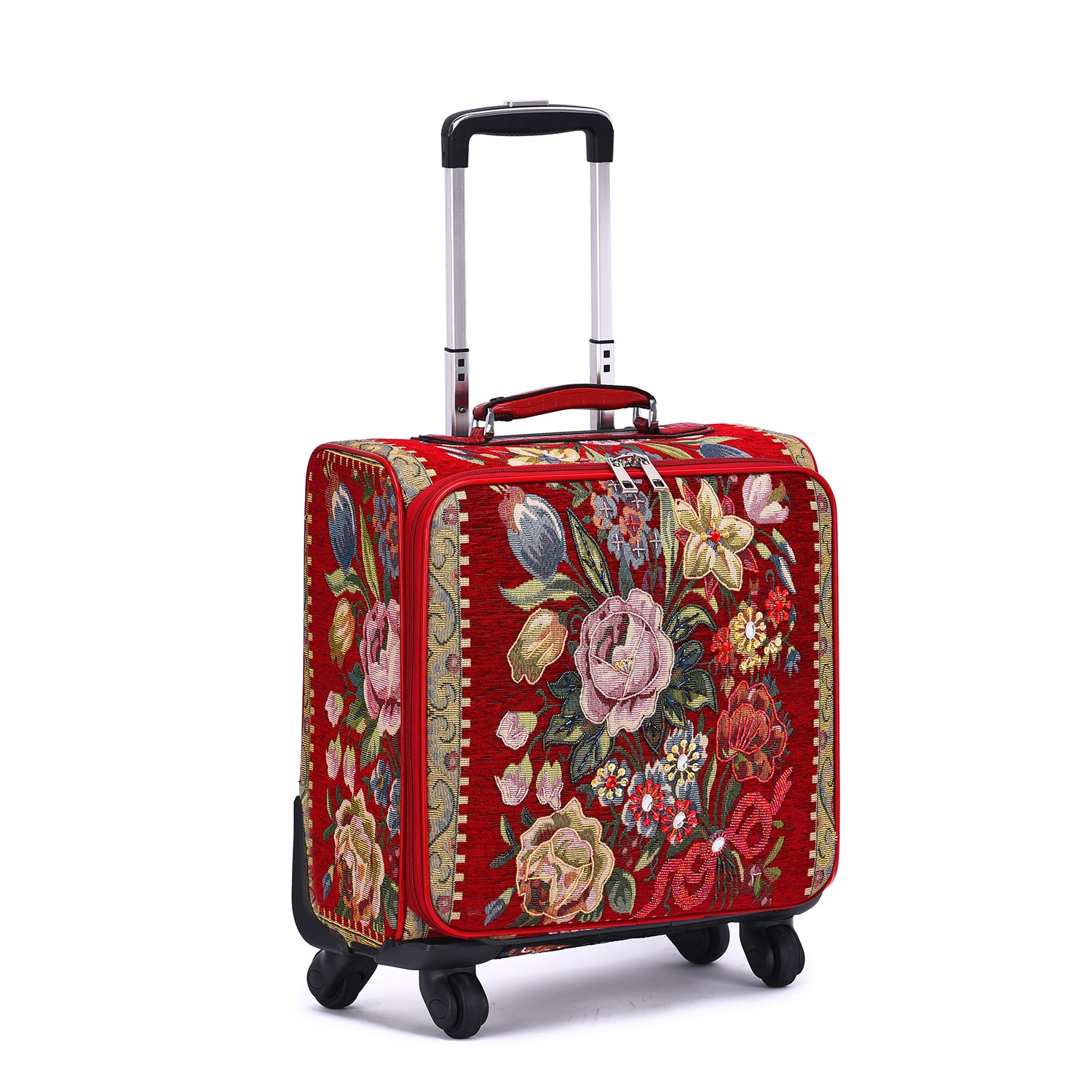 Flower Shop Hand Beaded Suitcase - Mellow World