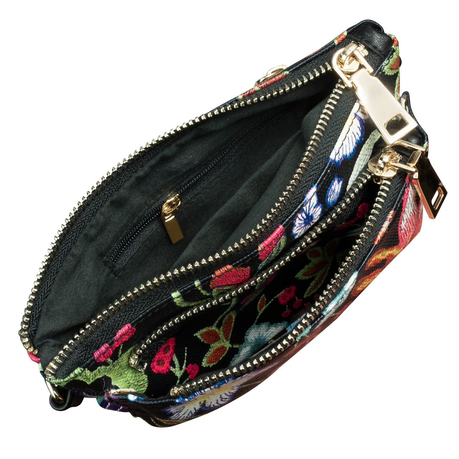 Primerose Floral Patterned Wristlet
