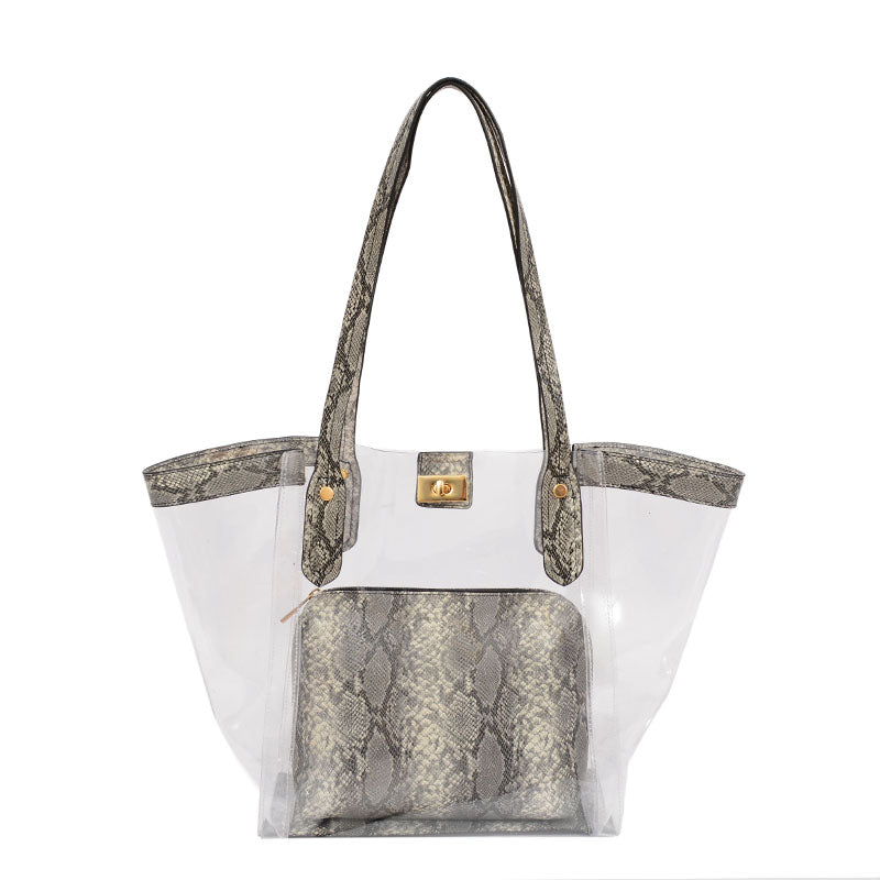Brynn Transparent Tote - Mellow World