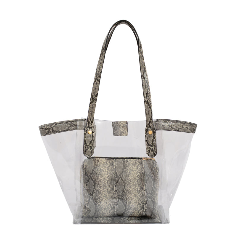 Brynn Transparent Tote - Mellow World