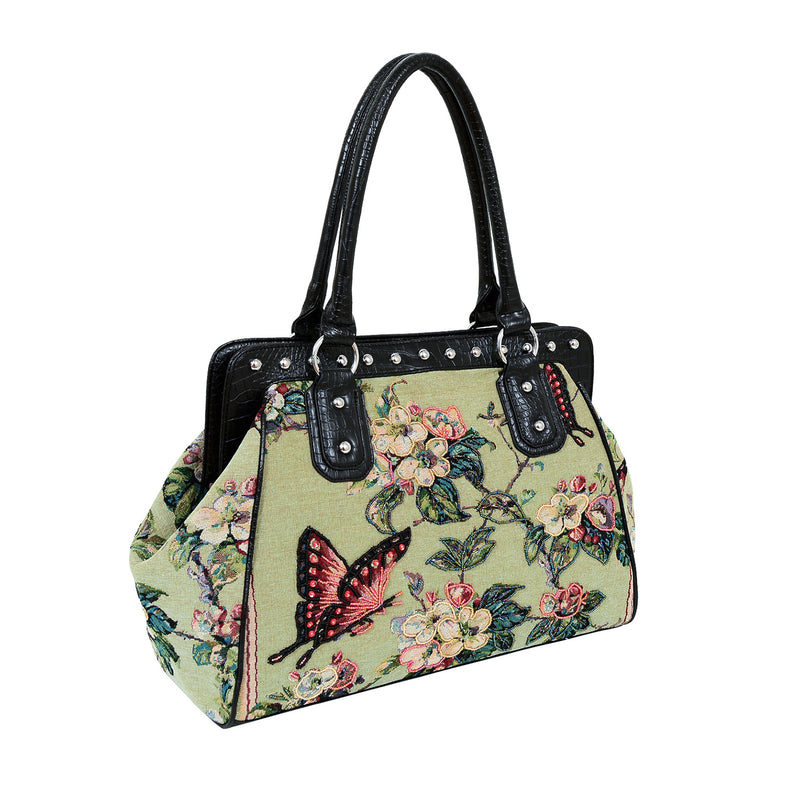 Butterfly Hand-beaded Weekender Tote - Mellow World 