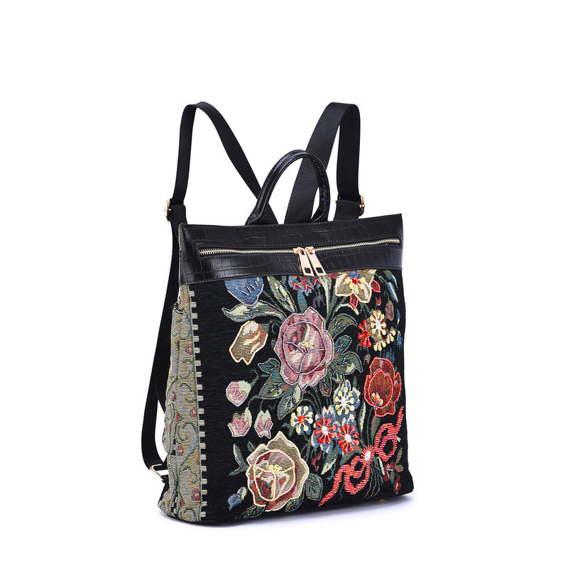 Flower Shop Hand-beaded Backpack