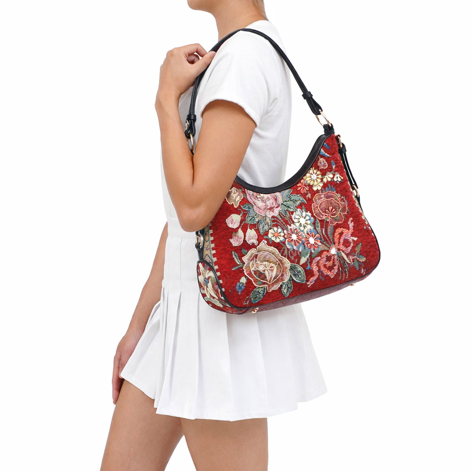 Flower Shop Hand Beaded Hobo - Mellow World 