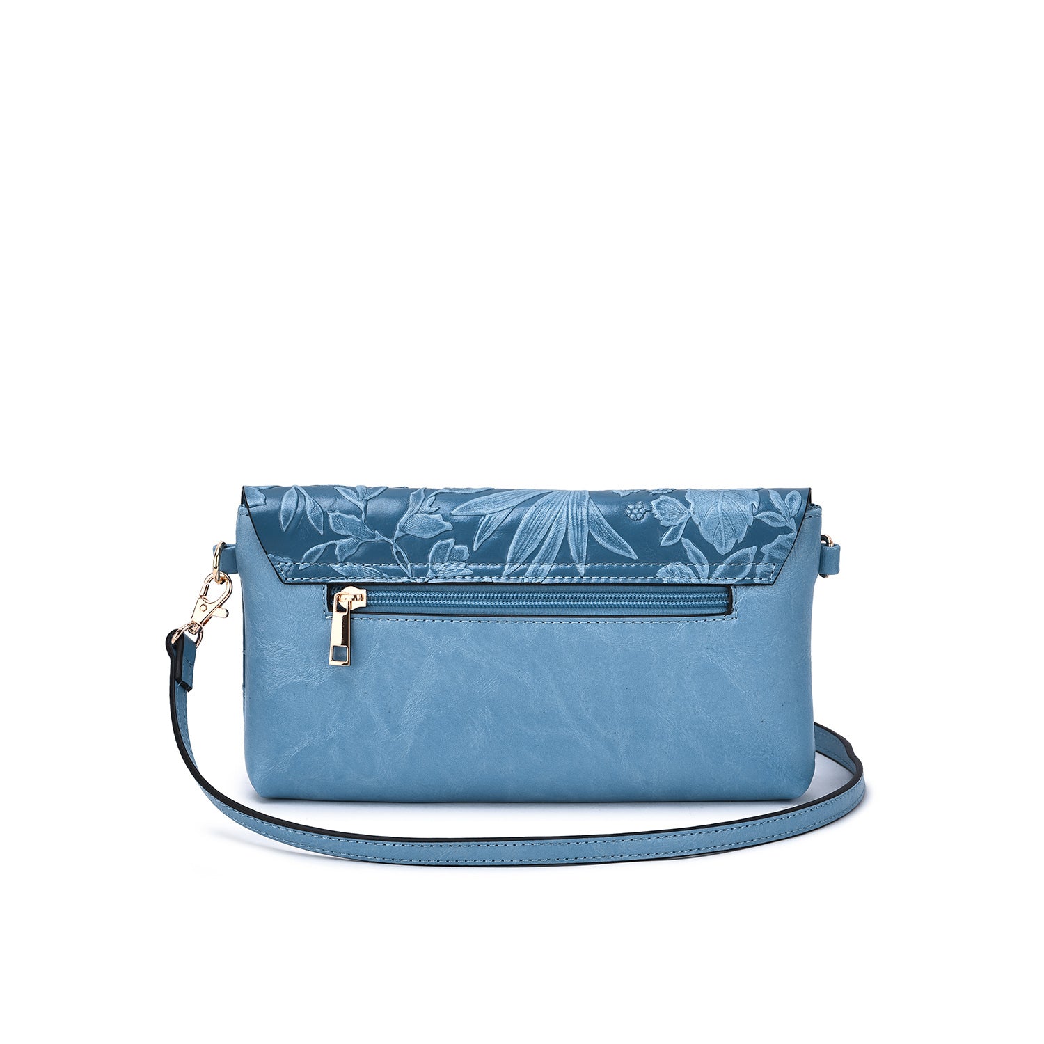 Sarita Embossed Floral Crossbody - Mellow World 