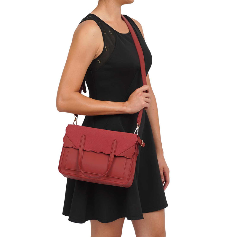 Autumn Fold Over Satchel