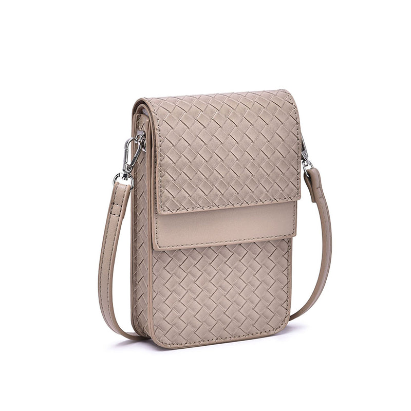 Lucia Woven Touch Screen Bag - Mellow World 
