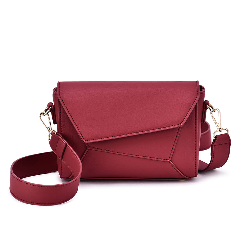 Sylvie Tonal Structured Flap Crossbody