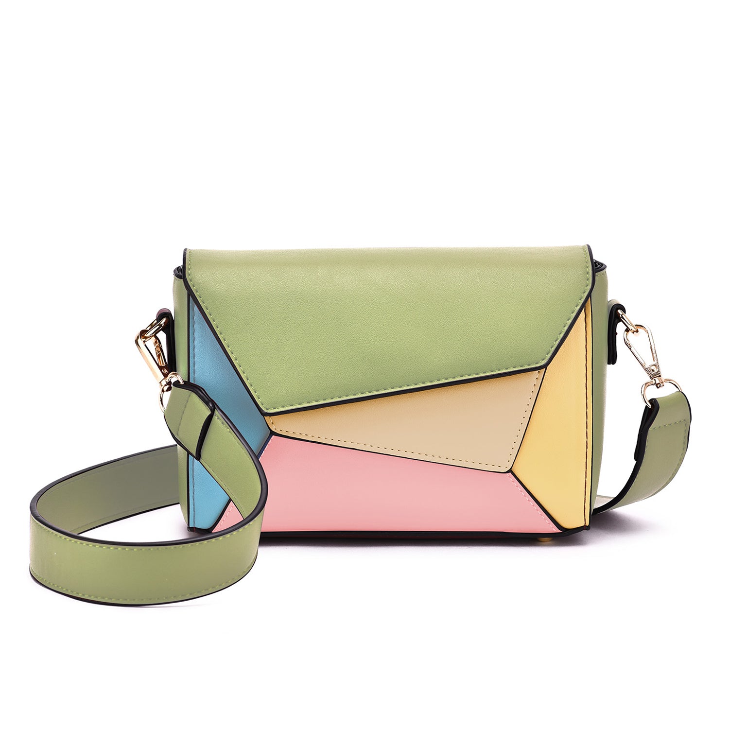 Sylvie Tonal Structured Flap Crossbody