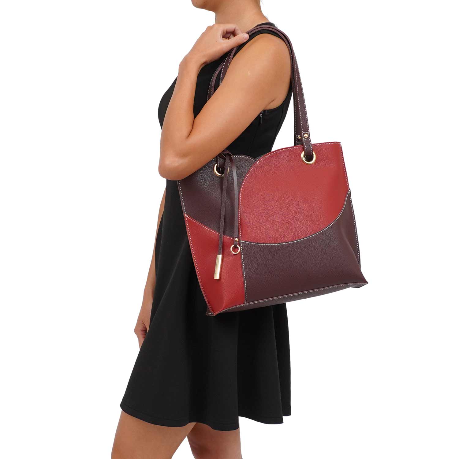 Itzel Color Block Tote