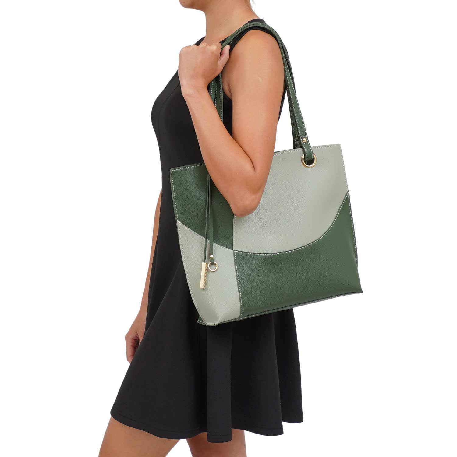 Itzel Color Block Tote