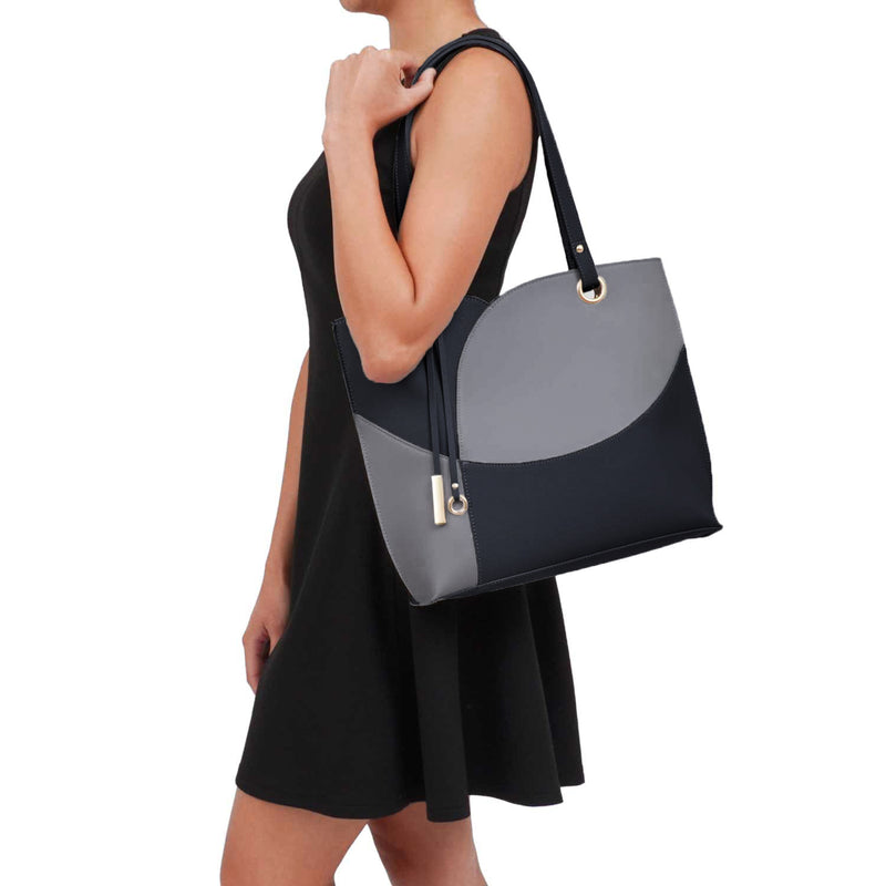 Itzel Color Block Tote