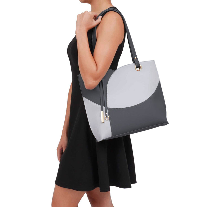 Itzel Color Block Tote