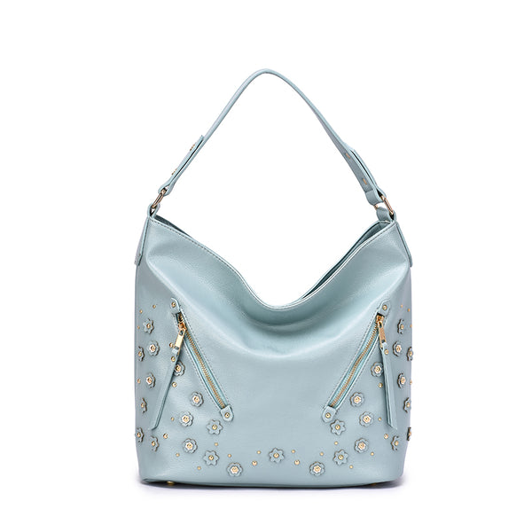 Monserrat Floral Studded Hobo