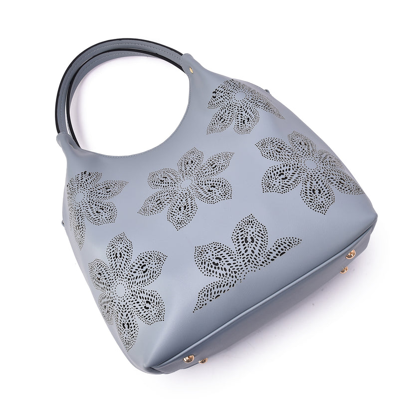 Elie Floral Laser Prints Hobo