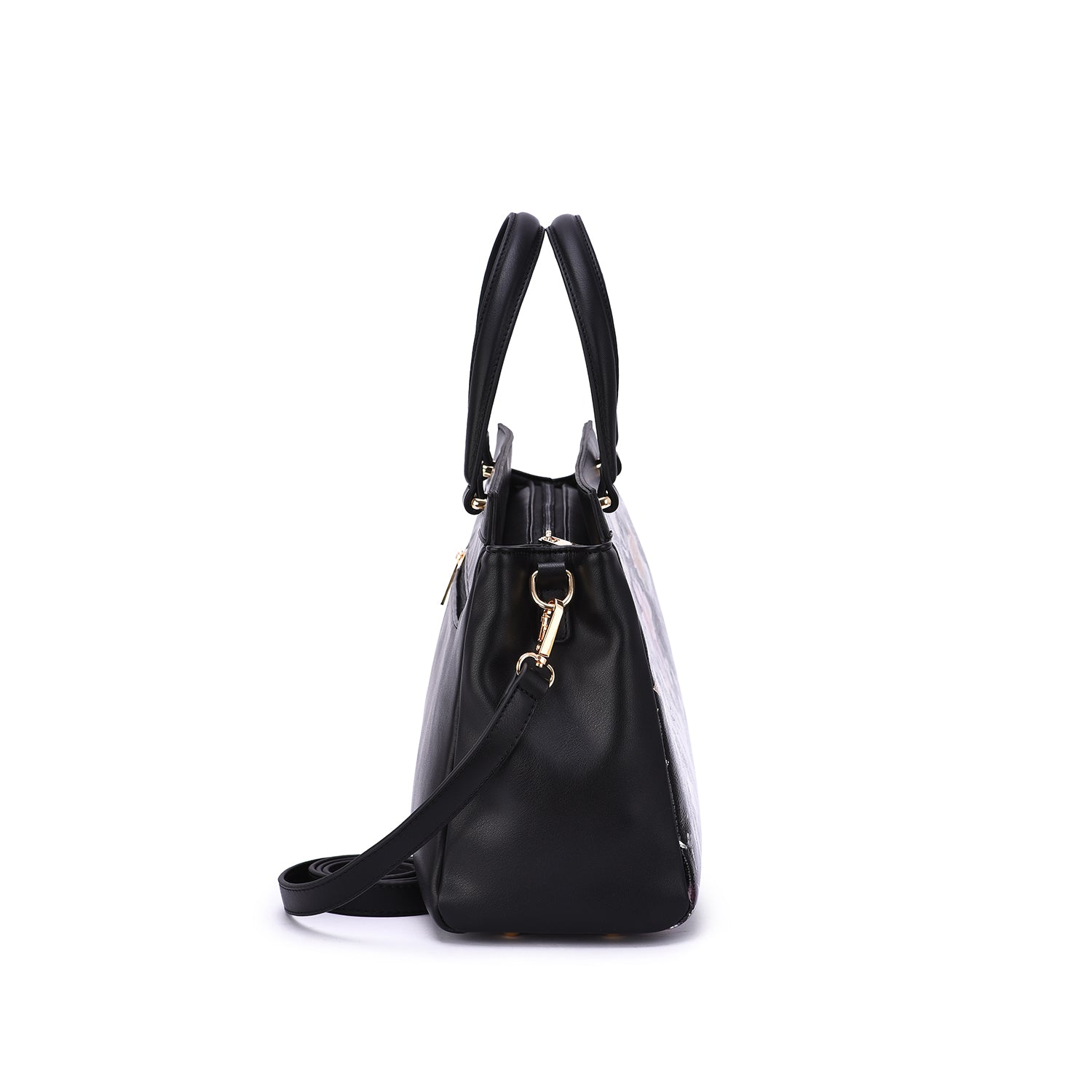 Stellan Floral Print Satchel
