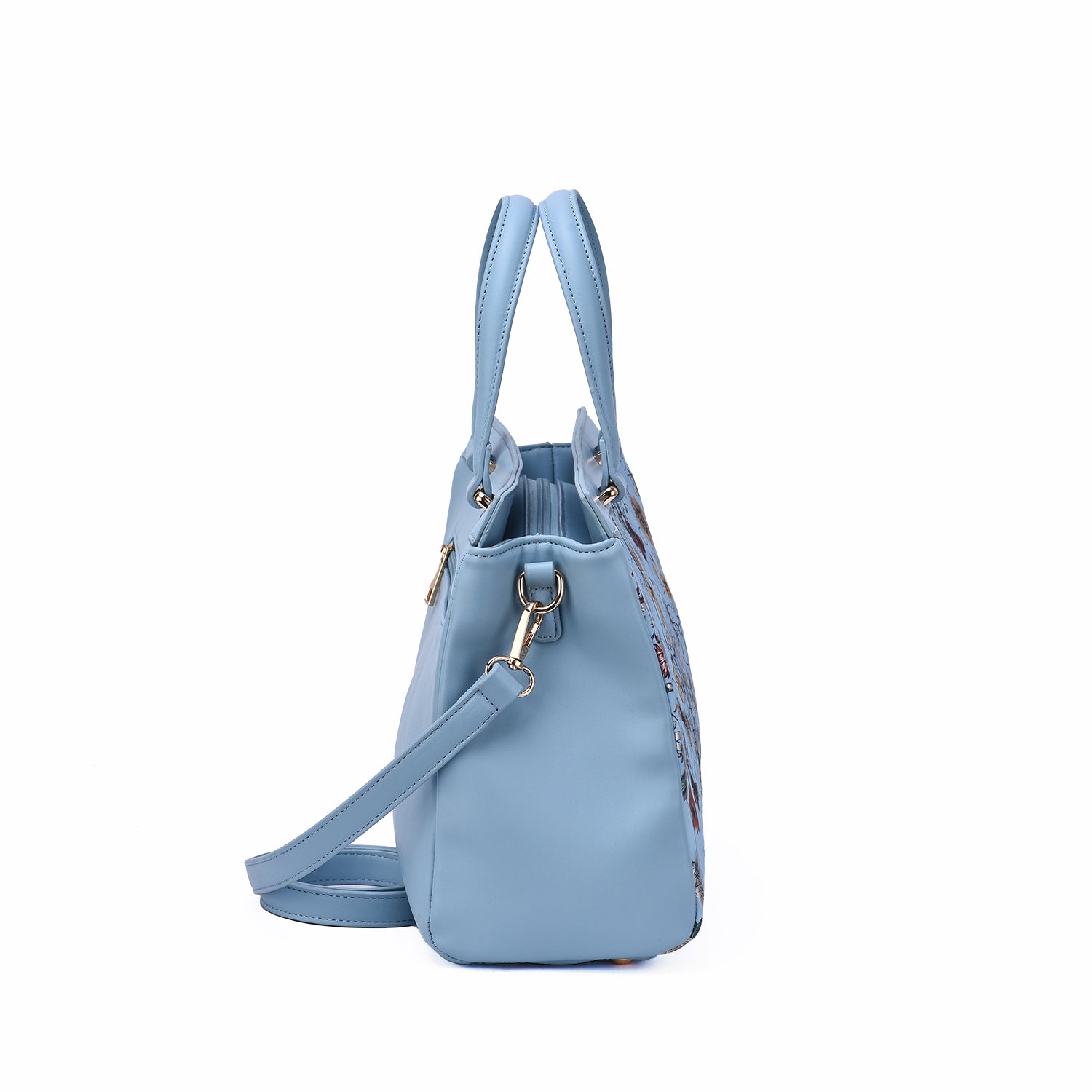 Stellan Floral Print Satchel