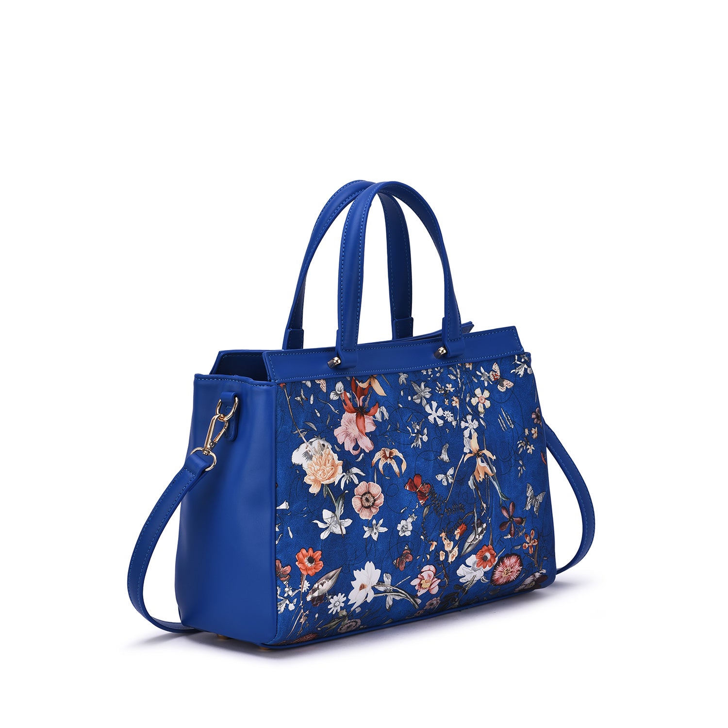Stellan Floral Print Satchel