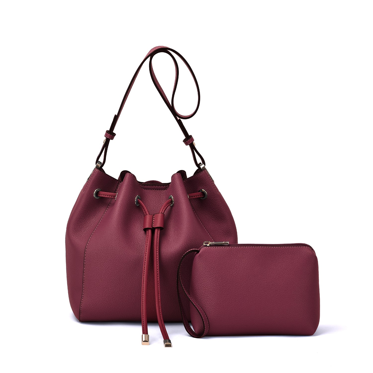 Ashby Drawstring Bucket Bag - Mellow World 