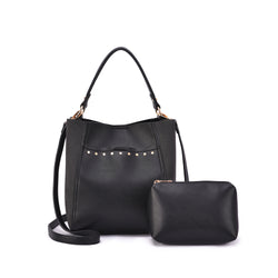 Kadin Two-Toned Bucket Bag