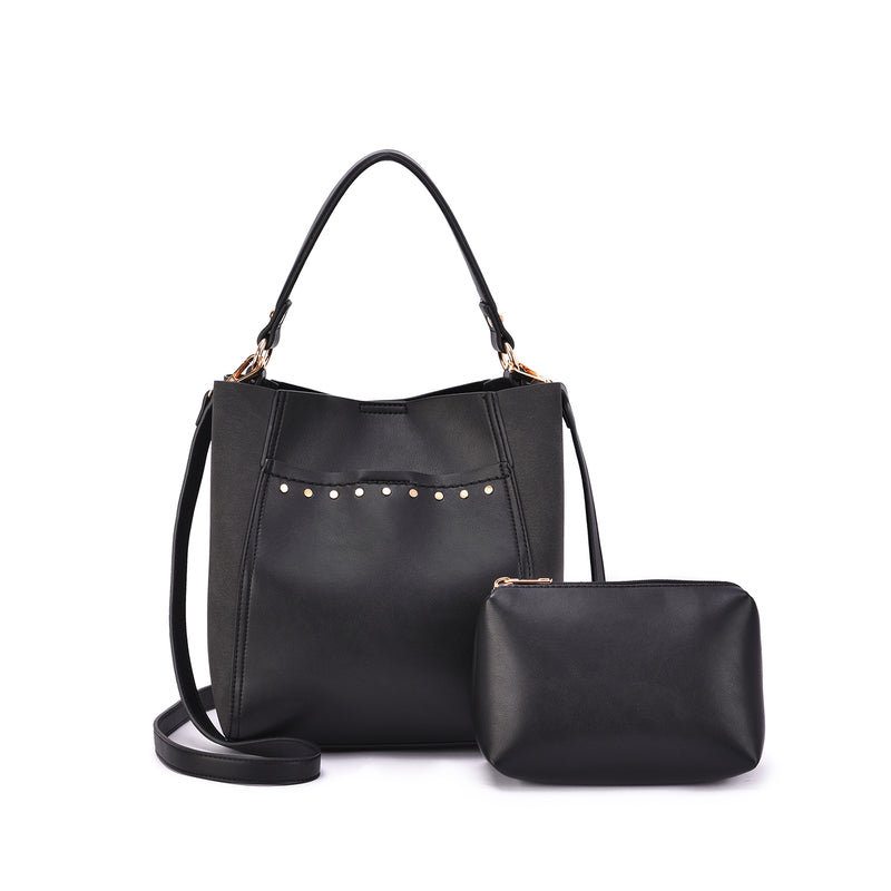 Kadin Two-Toned Bucket Bag