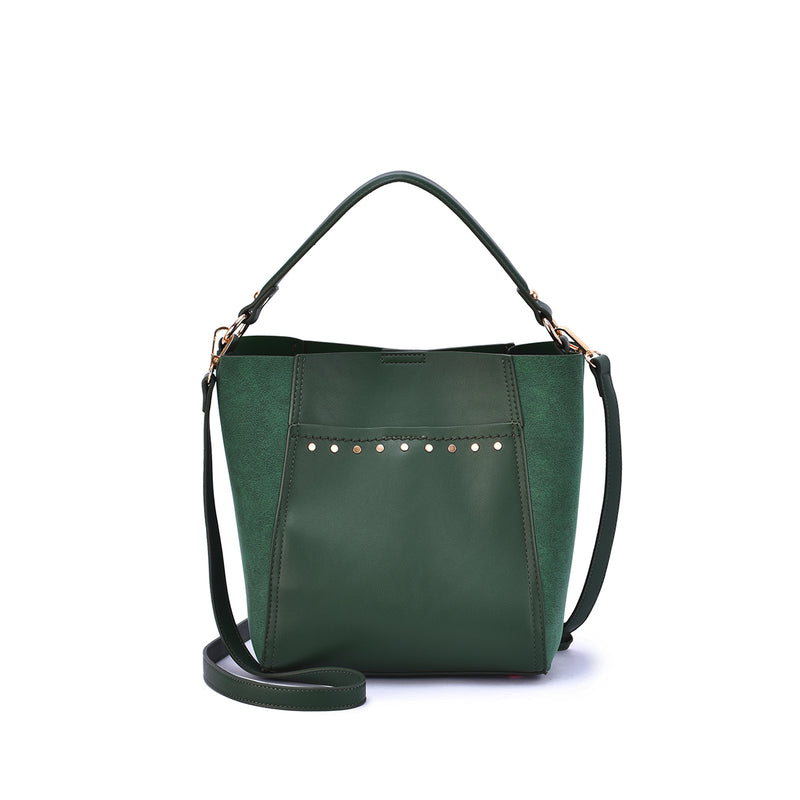 Kadin Two-Toned Bucket Bag