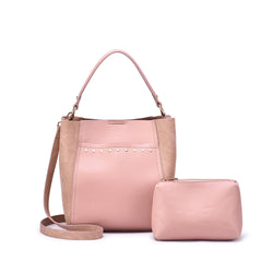 Kadin Two-Toned Bucket Bag