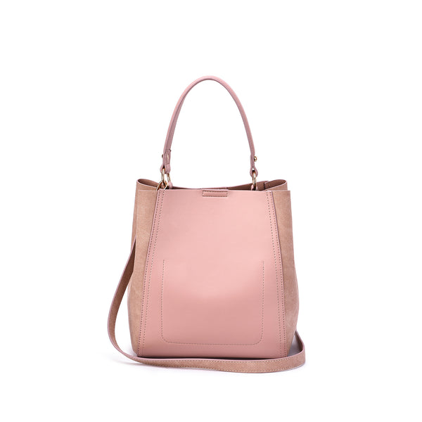 Kadin Two-Toned Bucket Bag