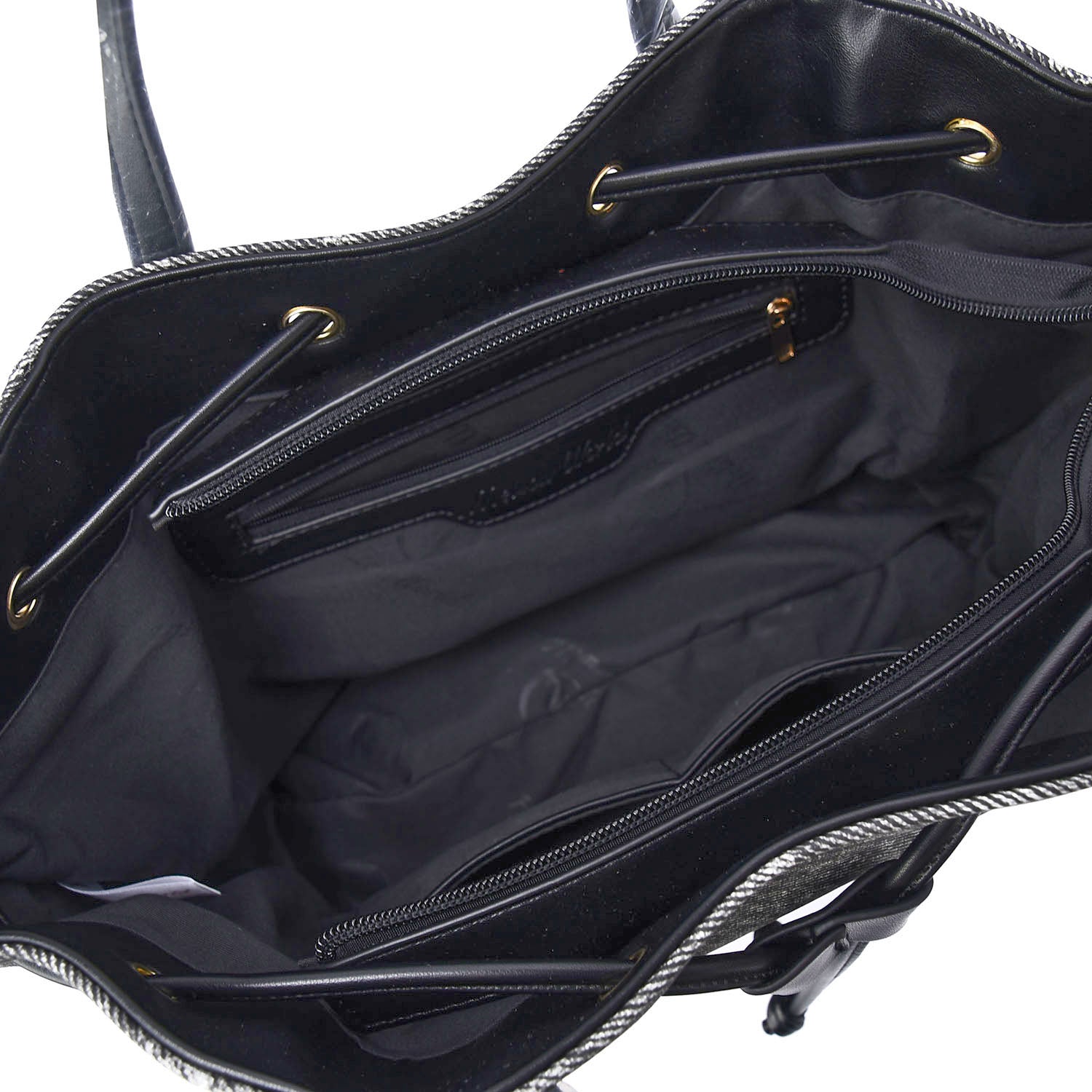 Octavir Denim Washed Drawstring Satchel