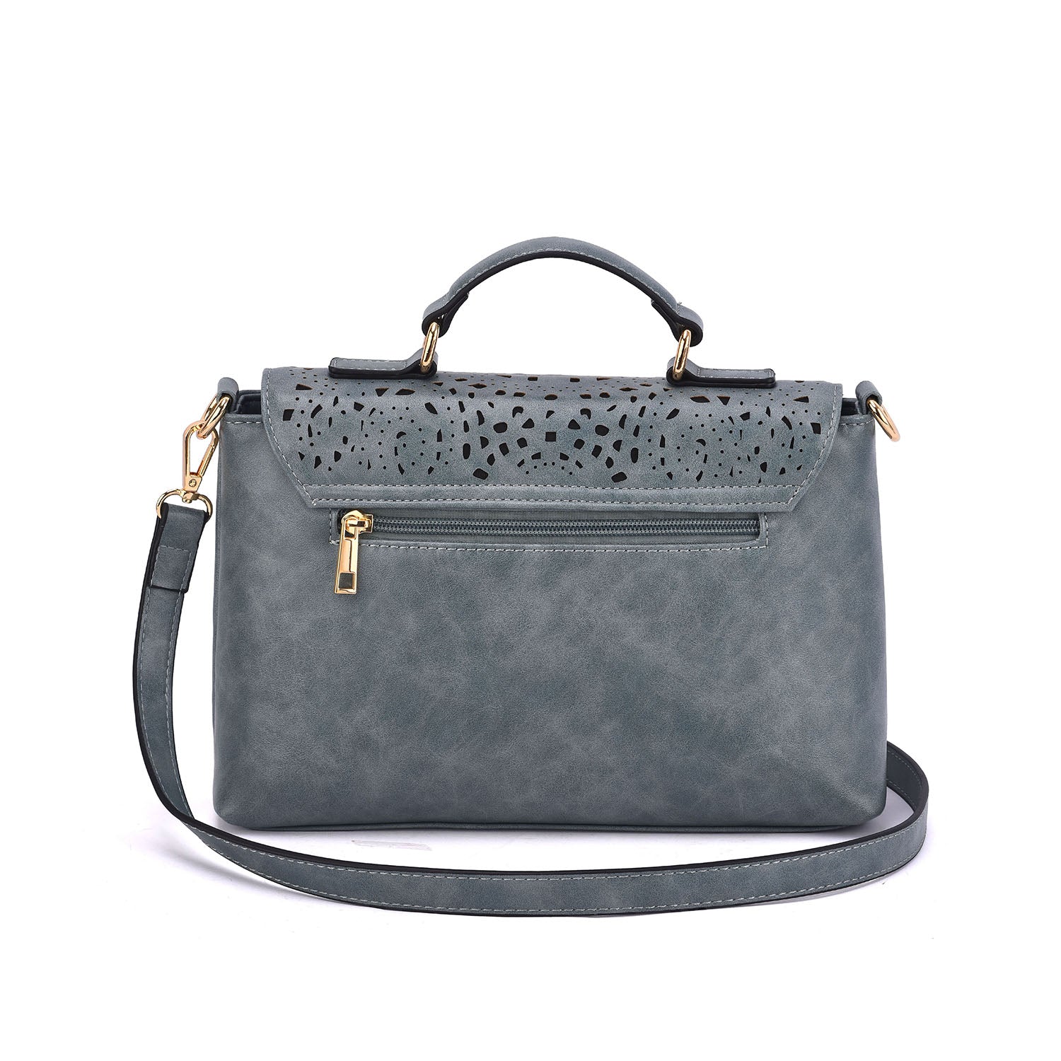 Quinn Perforated Crossbody