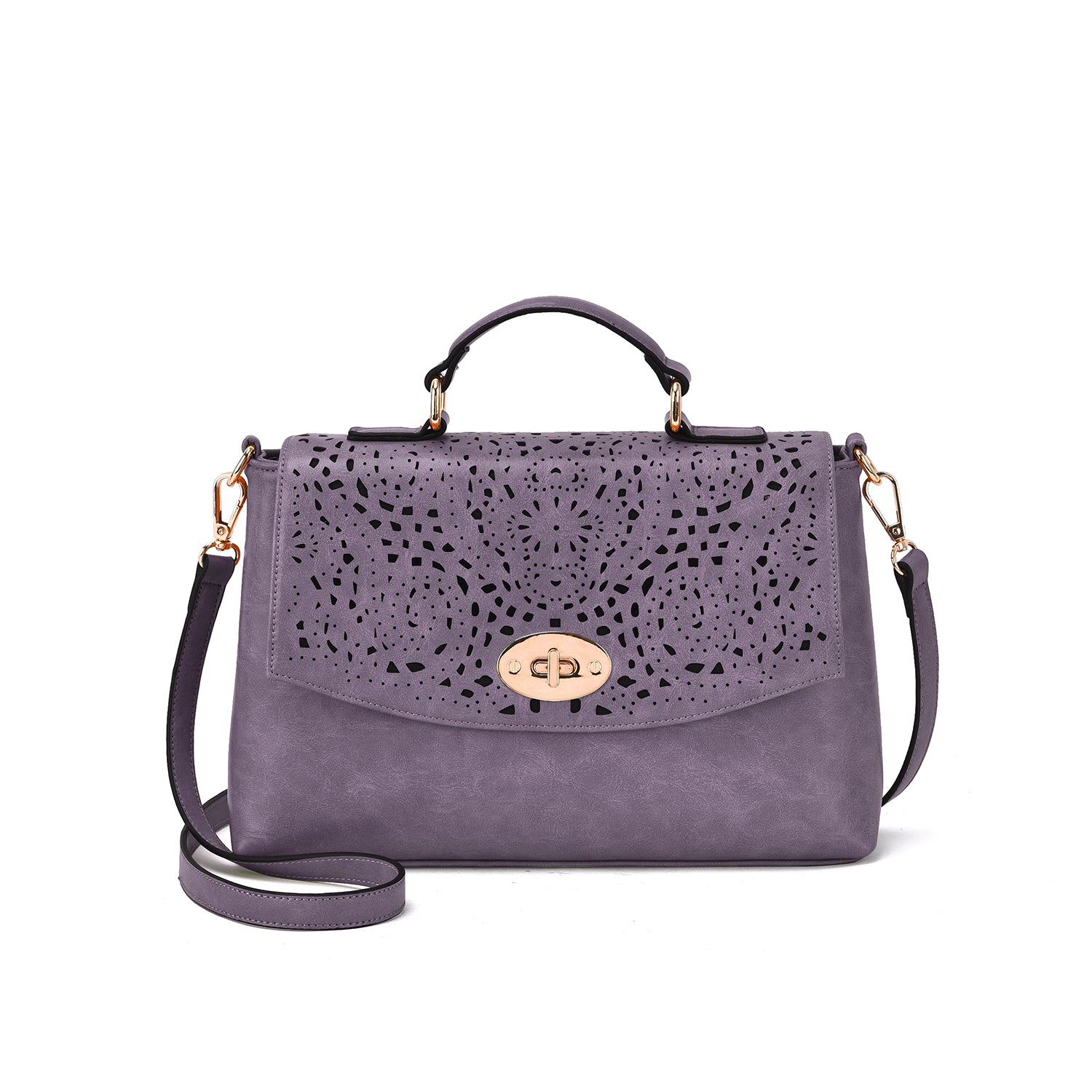 Quinn Perforated Crossbody