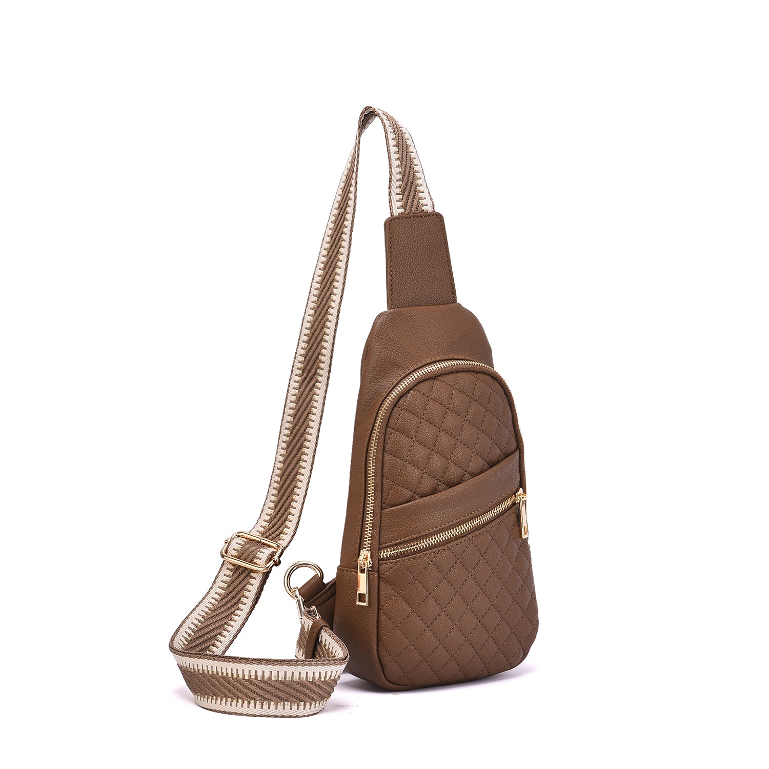 Adeline Quilted Sling Bag with Adjustable Strap