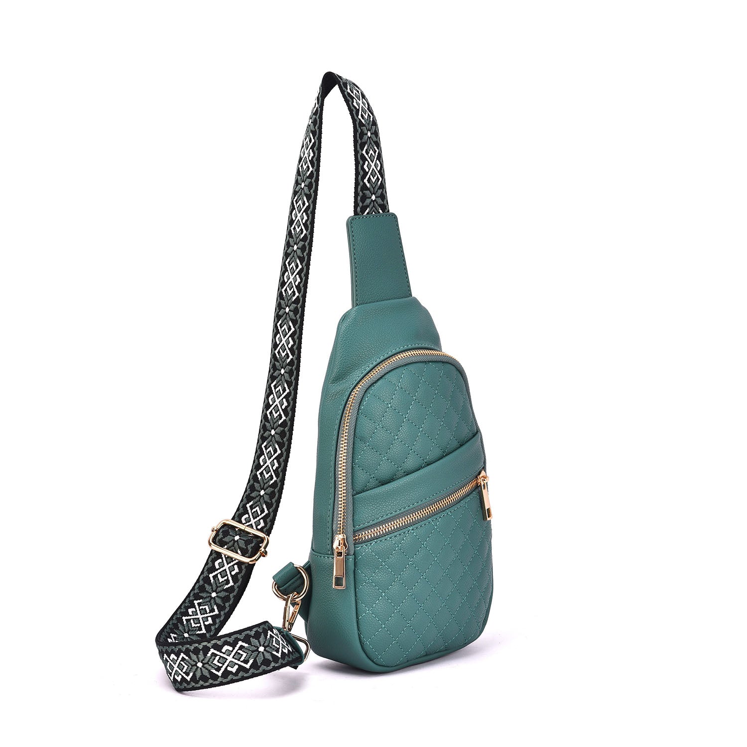 Adeline Quilted Sling Bag with Adjustable Strap - Mellow World 