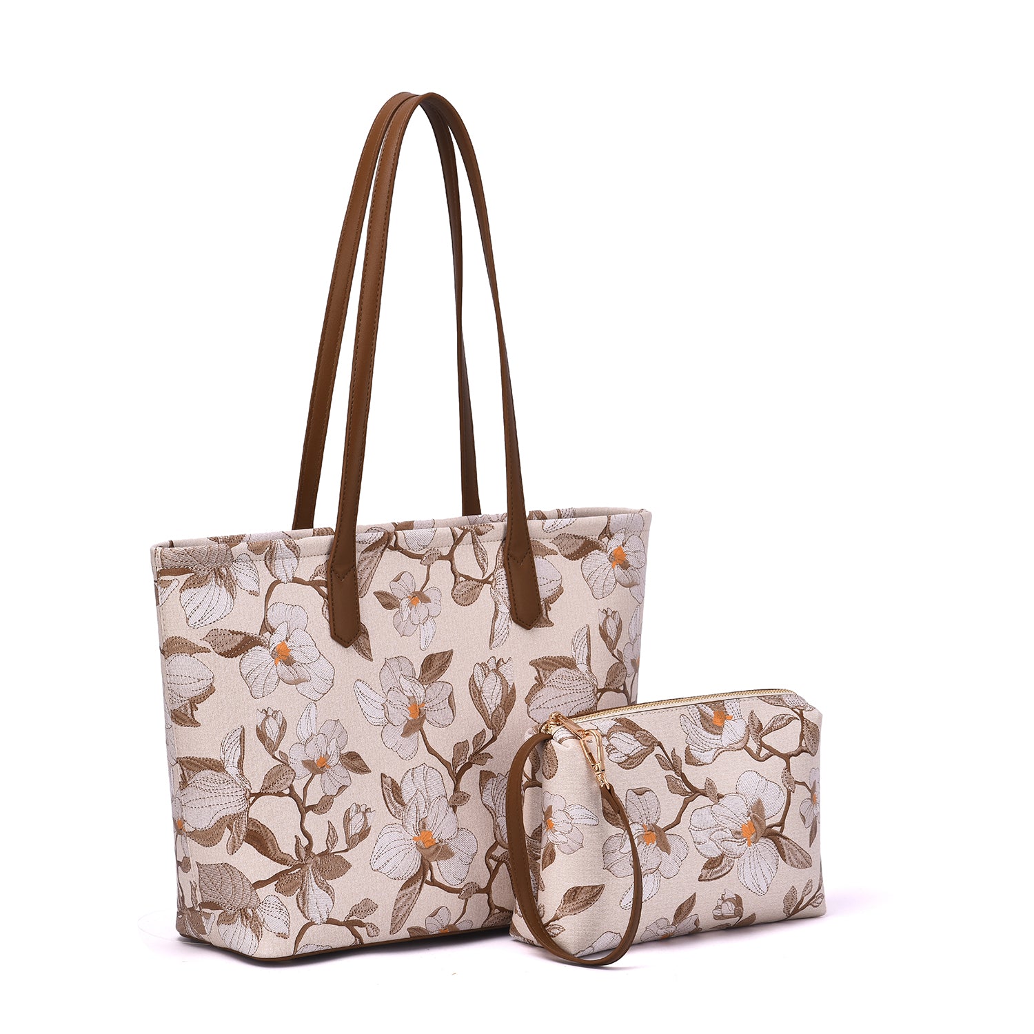 Amelia 2pc Floral Print Tote - Mellow World 