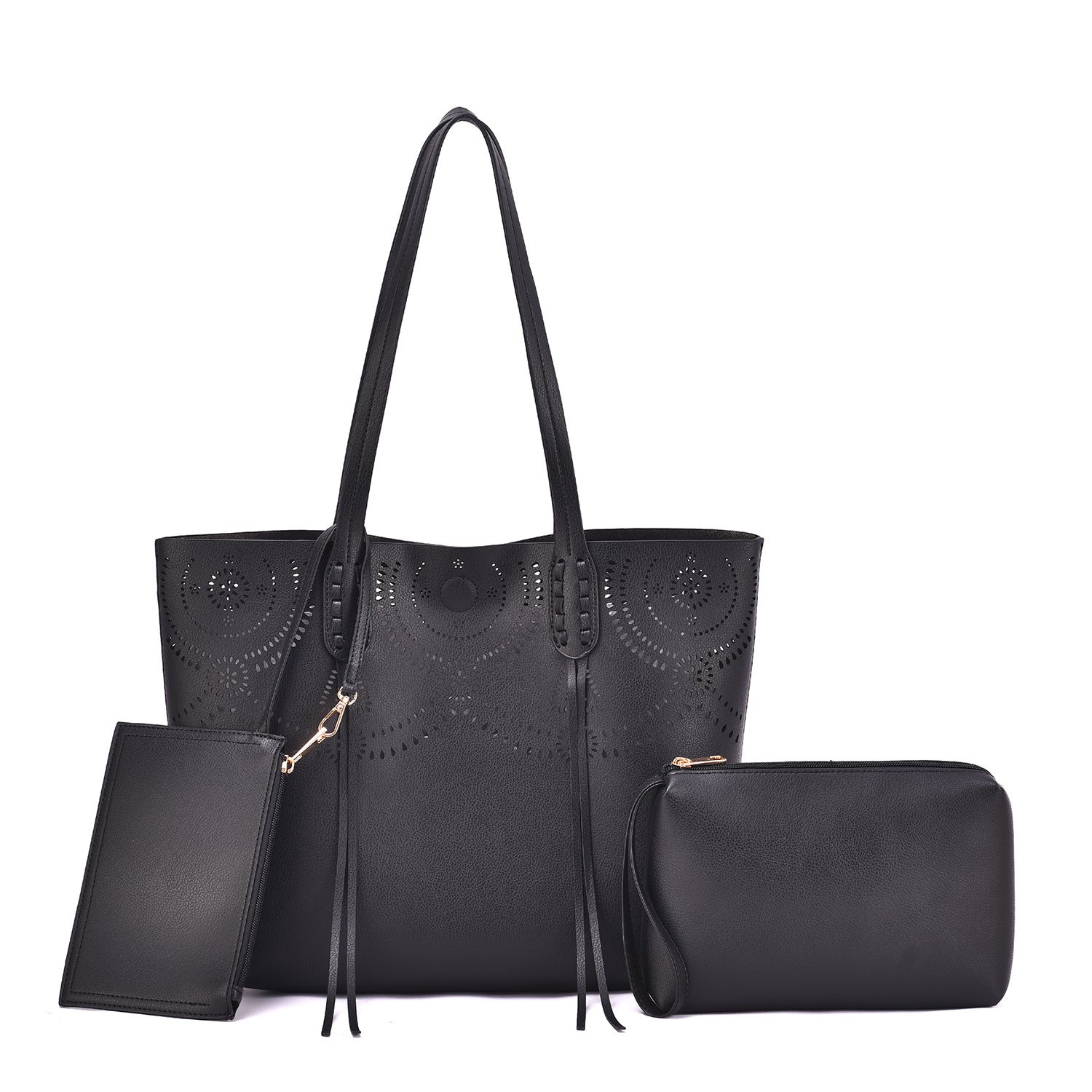 Camille Perforated 3-in-1 Tote - Mellow World 