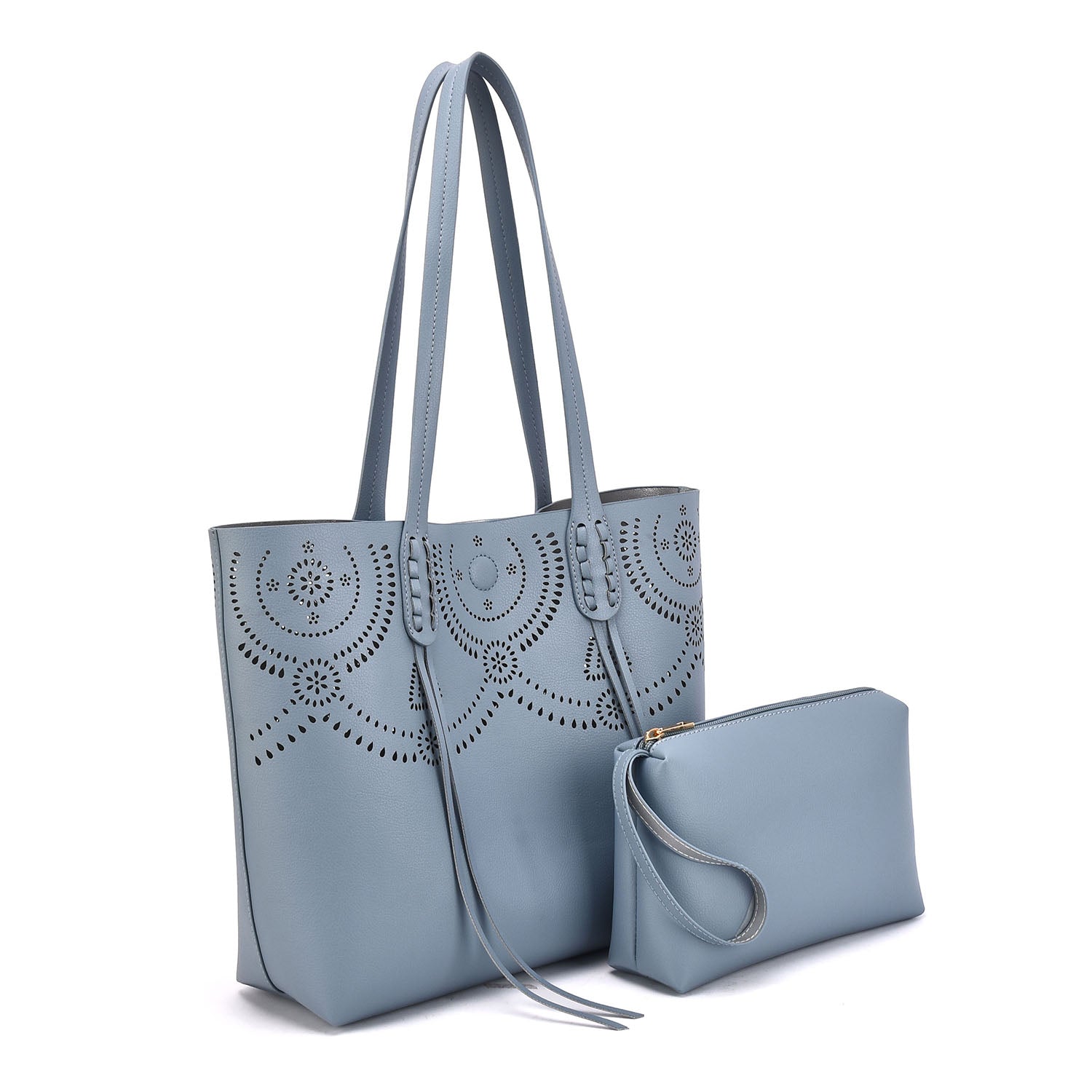 Camille Perforated 3-in-1 Tote - Mellow World 