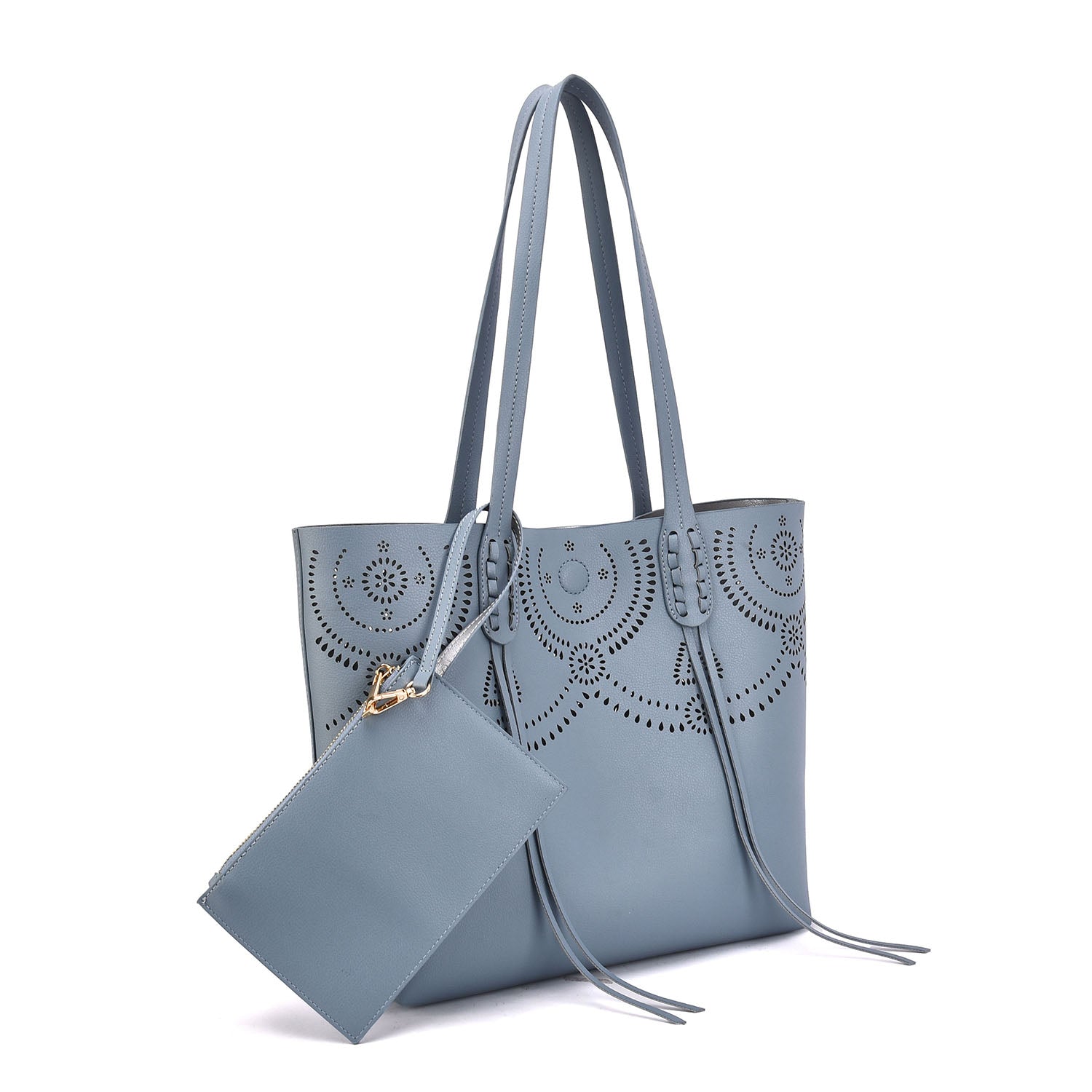 Camille Perforated 3-in-1 Tote - Mellow World 