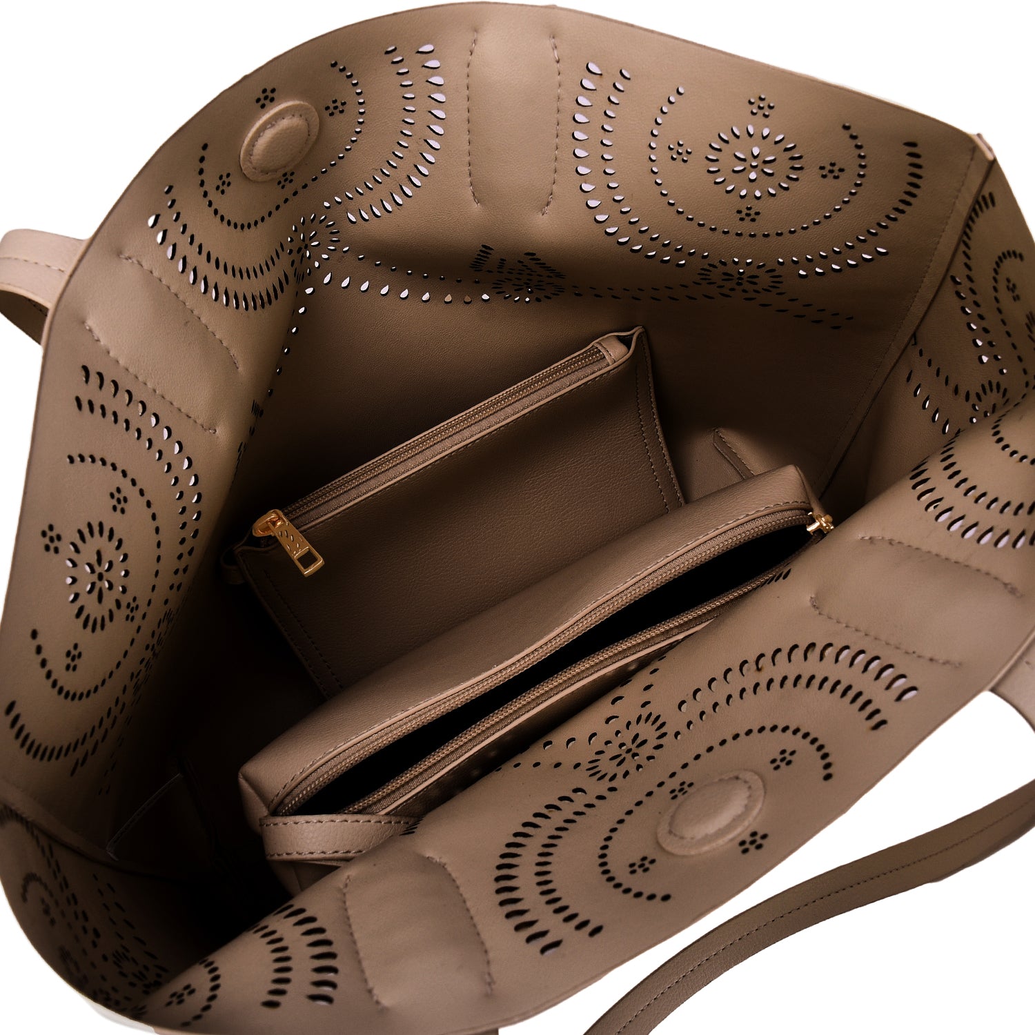 Camille Perforated 3-in-1 Tote - Mellow World 