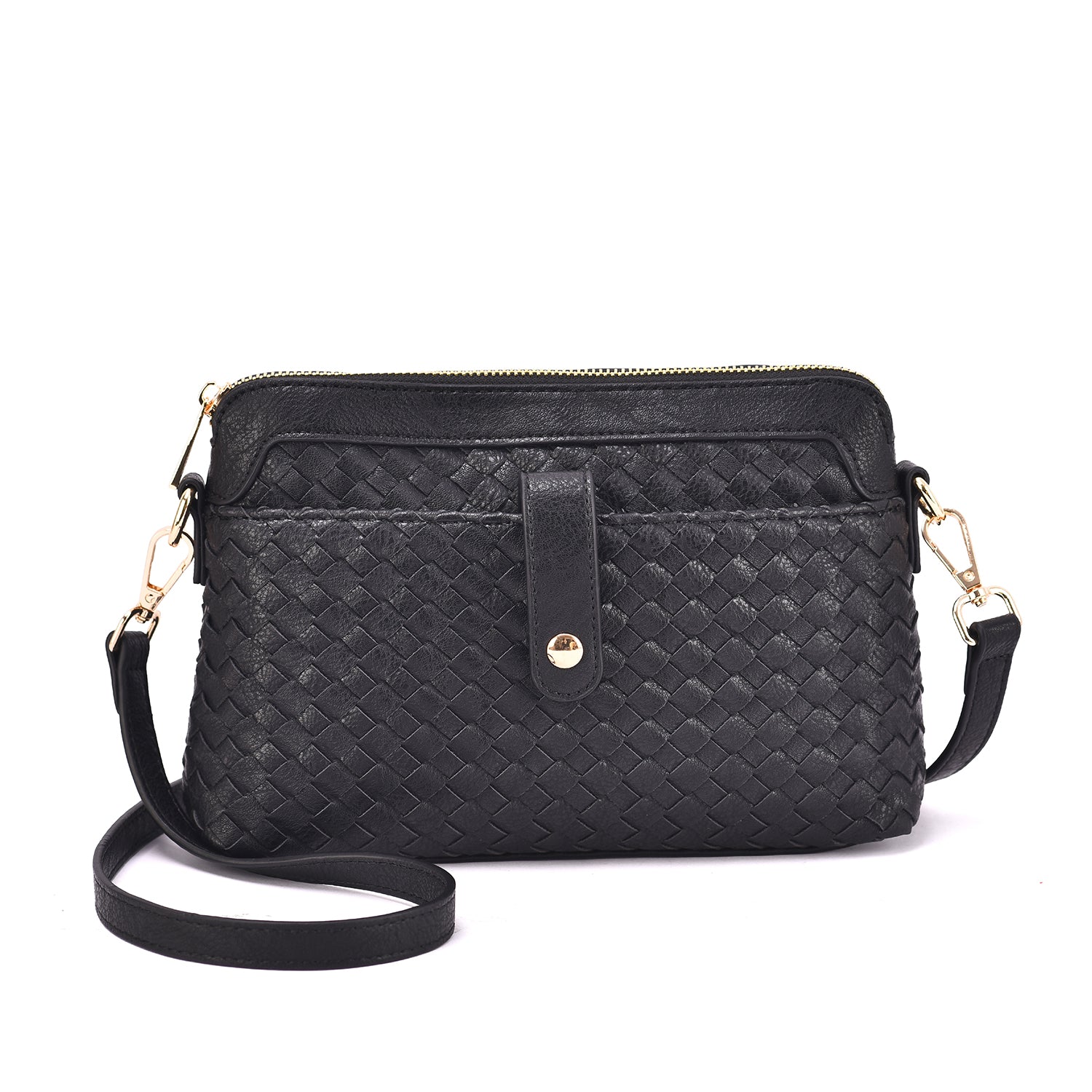 Isla Woven Embossed Crossbody Bag - Mellow World 
