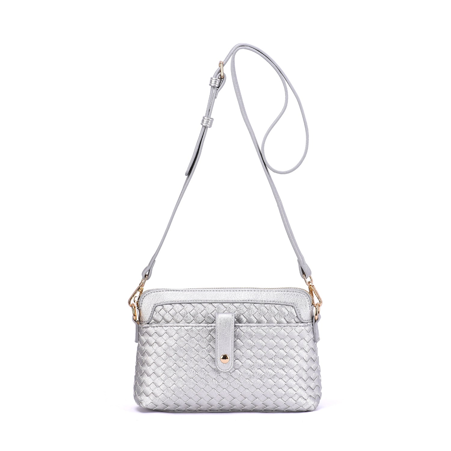 Isla Woven Embossed Crossbody Bag - Mellow World 