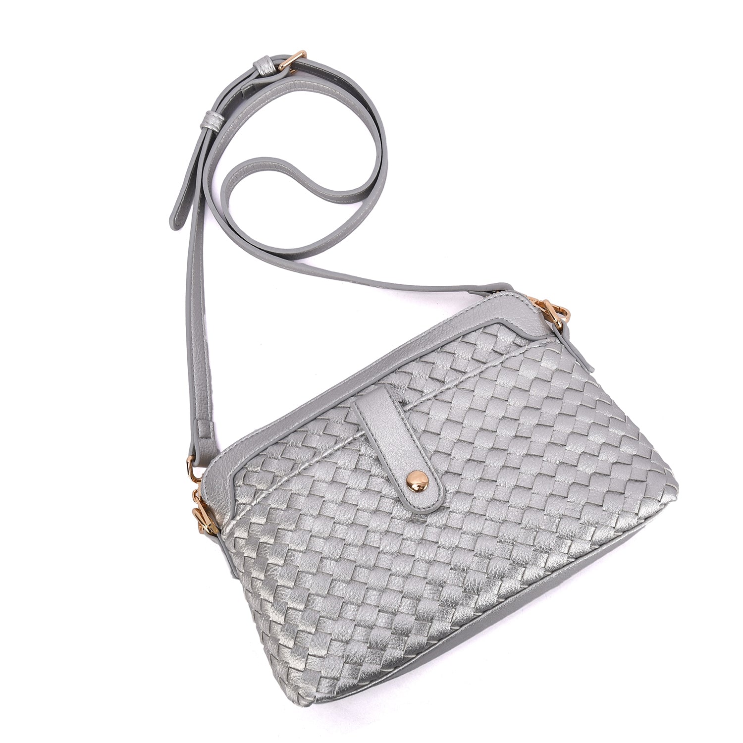 Isla Woven Embossed Crossbody Bag - Mellow World 