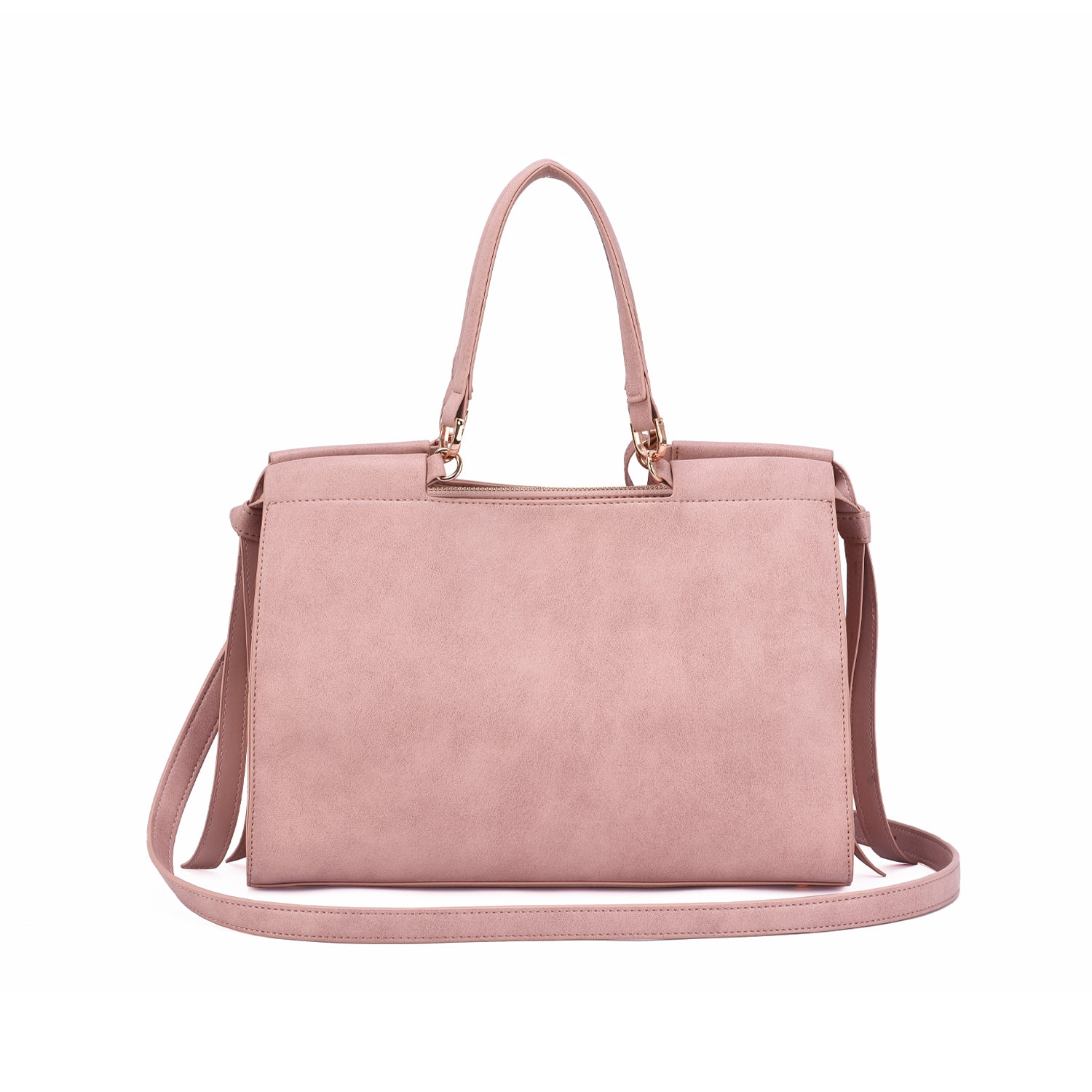 Cosette Satchel with Whipstitch Trim