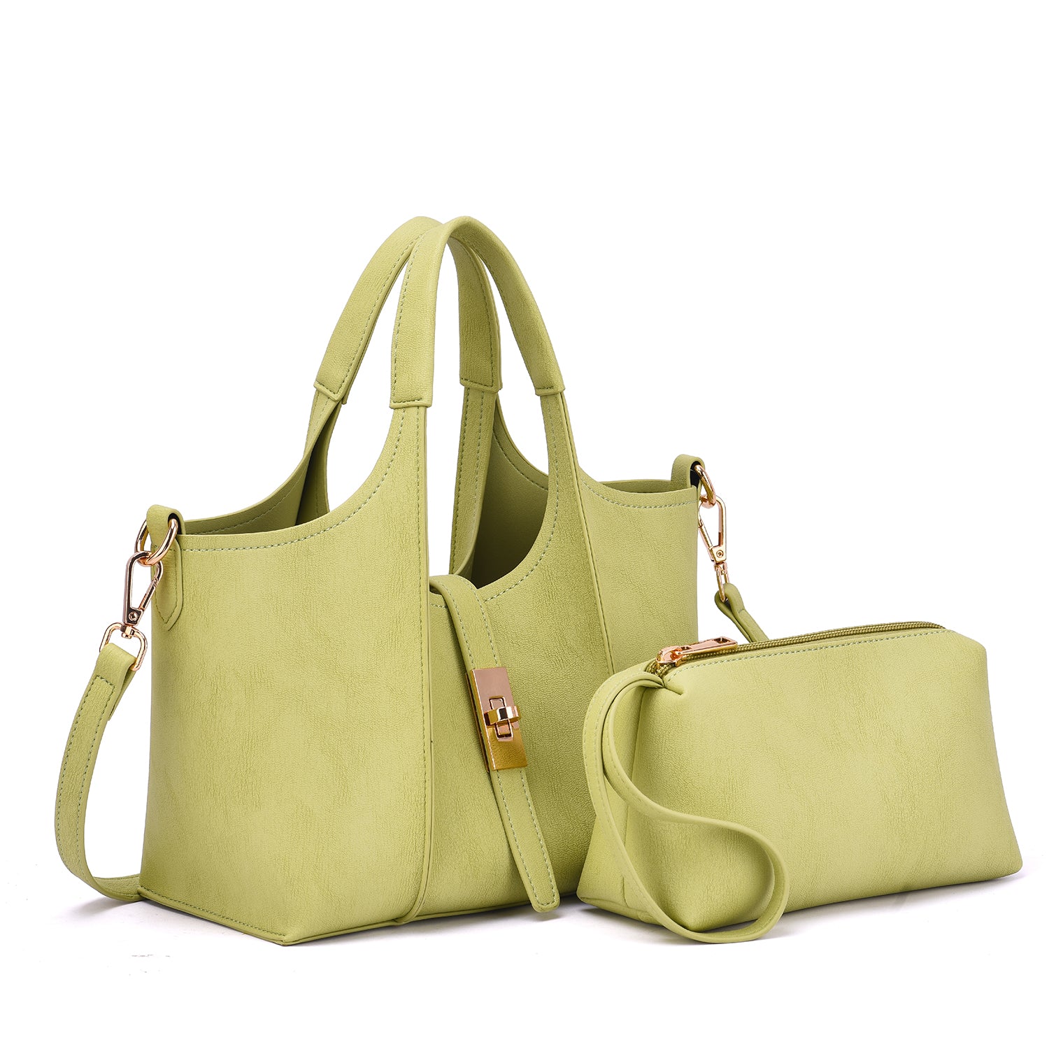 Charlie Washed Shoulder Bag with Pouch - Mellow World 