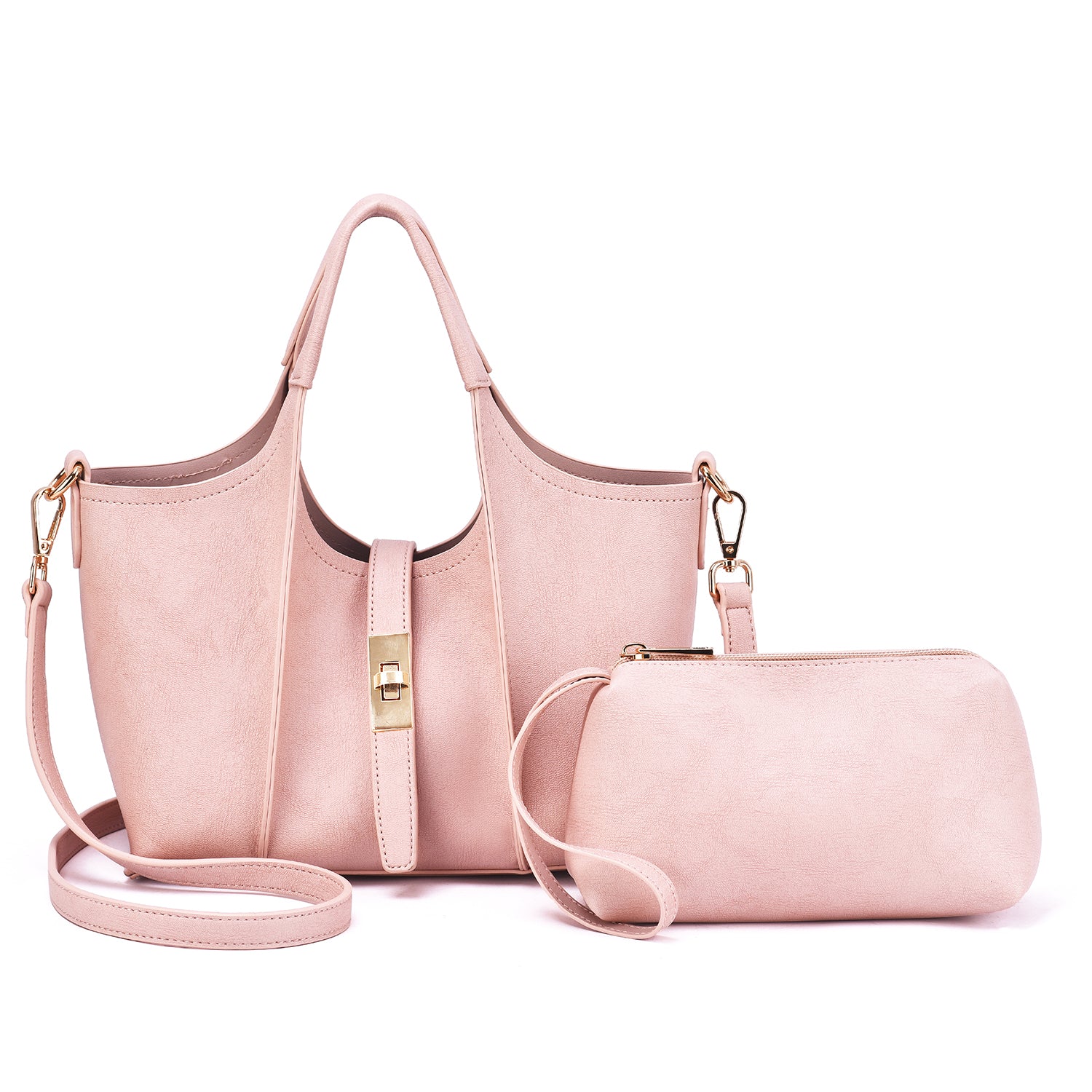 Charlie Washed Shoulder Bag with Pouch - Mellow World 