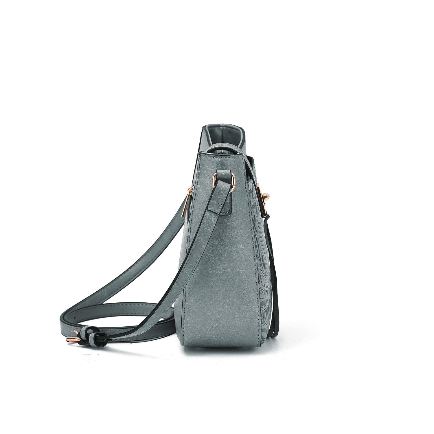 Mikey Tooled Crossbody - Mellow World 
