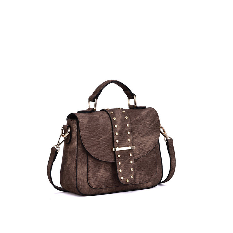Emmie Denim Washed Crossbody Bag