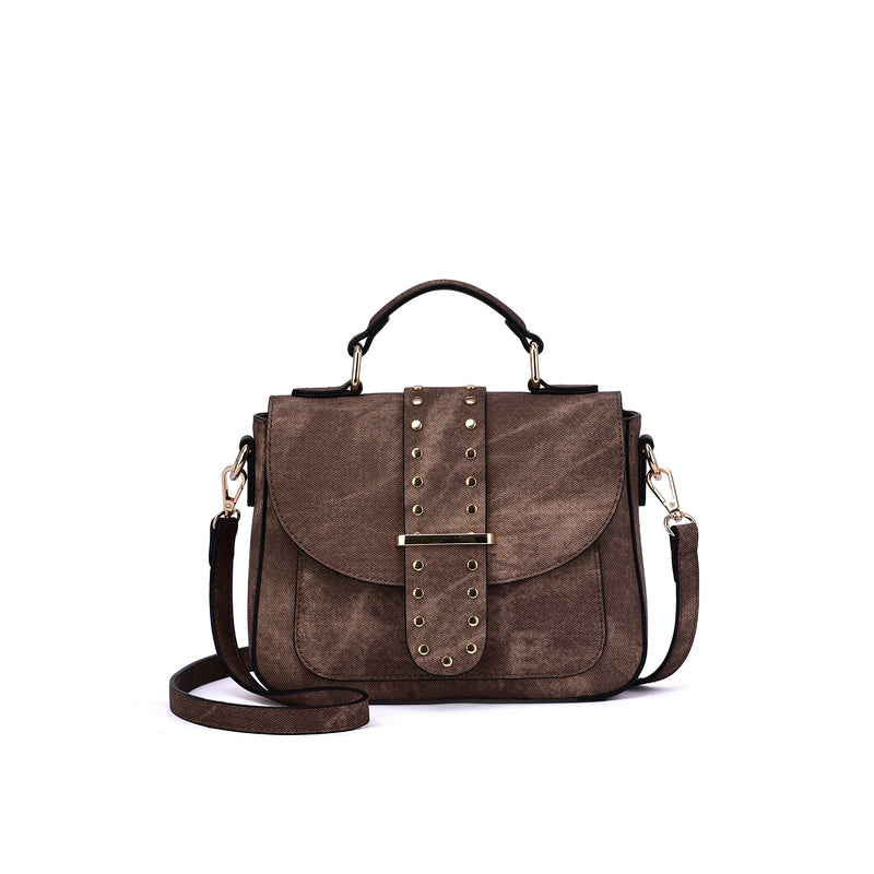 Emmie Denim Washed Crossbody Bag