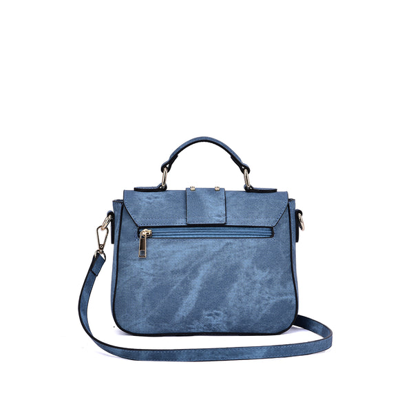 Emmie Denim Washed Crossbody Bag