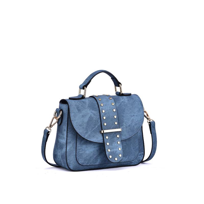 Emmie Denim Washed Crossbody Bag