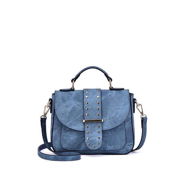 Emmie Denim Washed Crossbody Bag