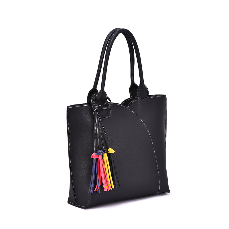 Allure Fashionable Tote with Tassels - Mellow World 
